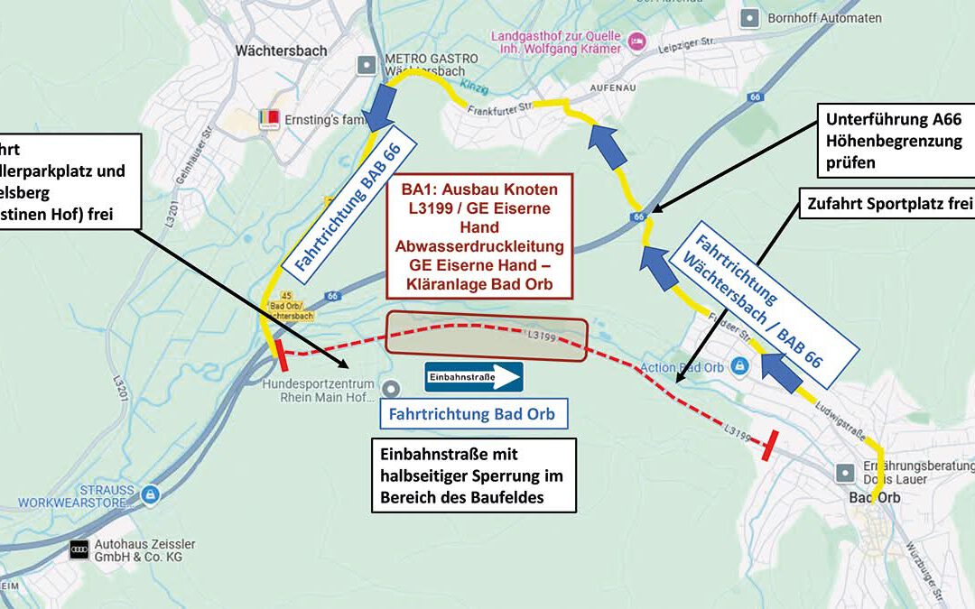 Straßenbaumaßnahme „Anbindung Gewerbegebiet“