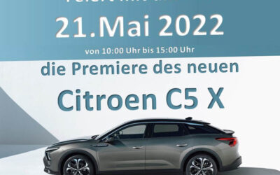 Premiere des neuen Citroën C5 X bei uns im Autohaus